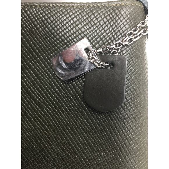 Longchamp Compact Pebbled Leather Crossbody Bag - Picture 14 of 16